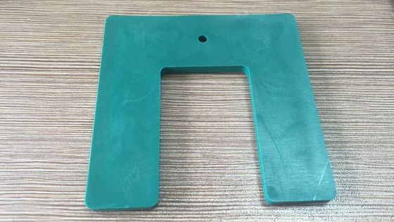 PP-Plastik-Schimmer und -Packer in U-Form Blaue Farbe 90MM X 90MM X 5MM